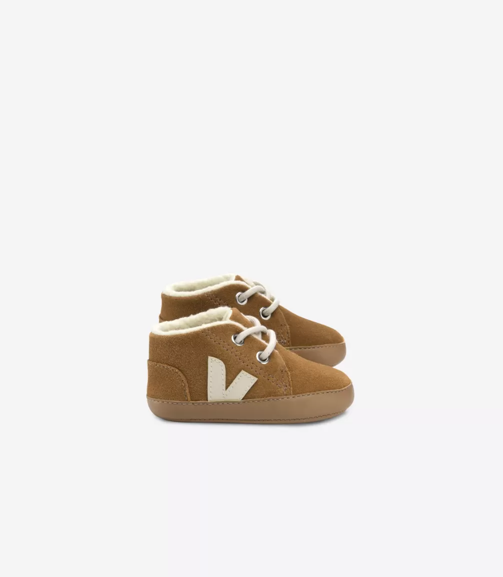 Kids VEJA Baby<BABY FURED SUEDE CAMEL PIERRE