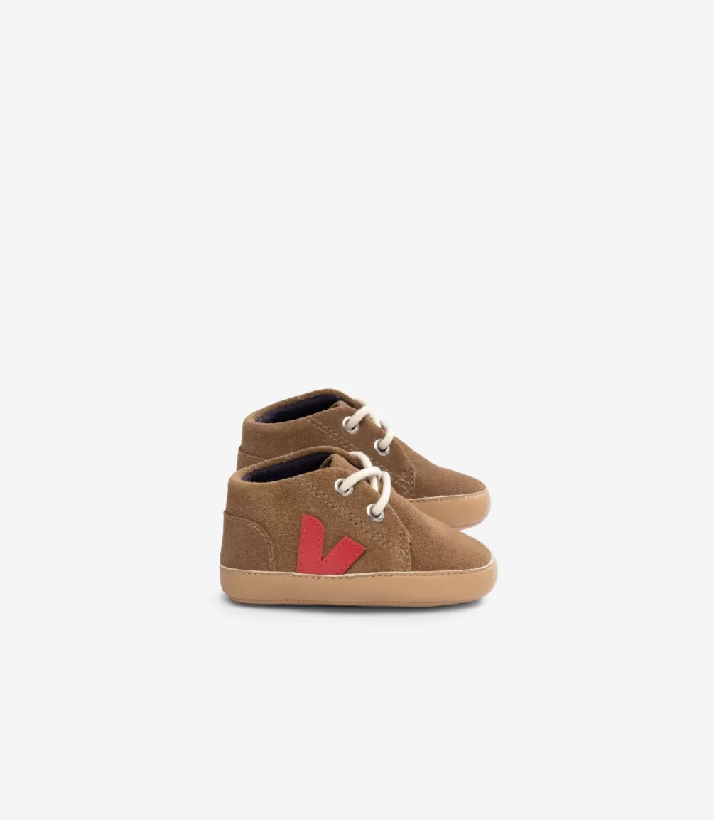 Kids VEJA Baby<BABY SUEDE BROWN PEKIN