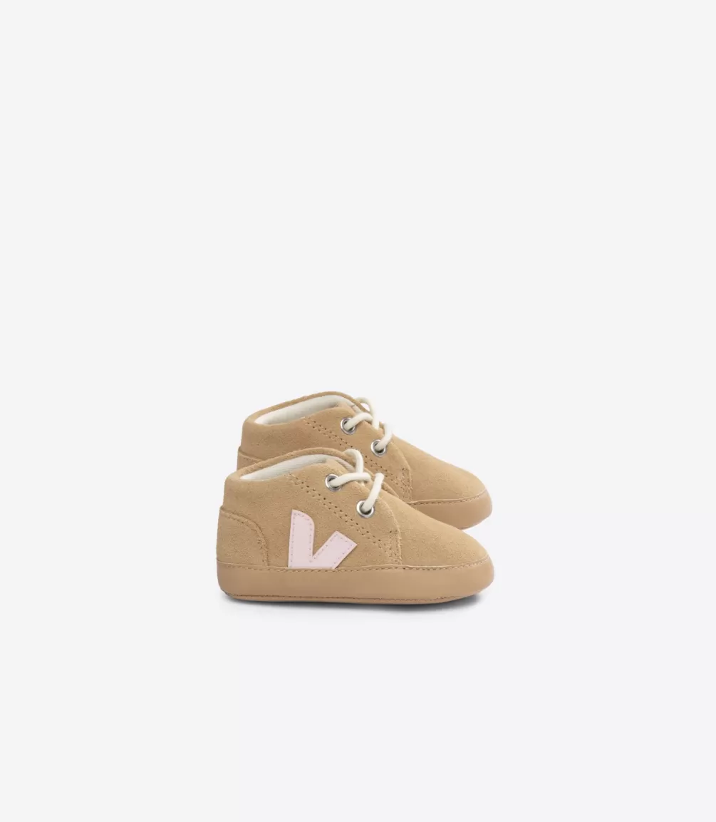 Kids VEJA Baby<BABY SUEDE DESERT PETALE