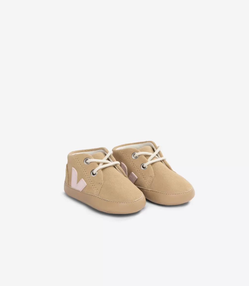 Kids VEJA Baby<BABY SUEDE DESERT PETALE