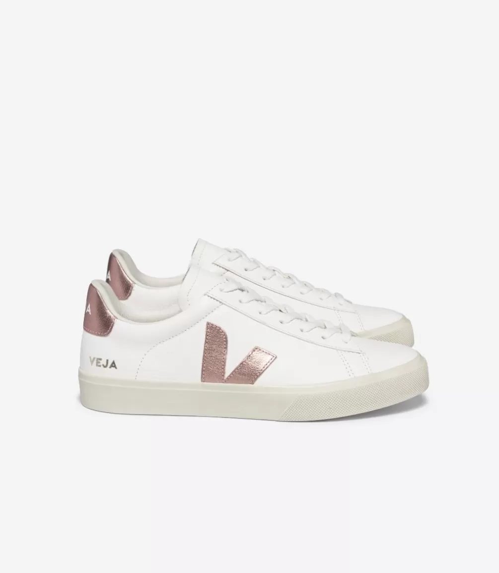 Women VEJA Campo<CAMPO LEATHER WHITE NACRE