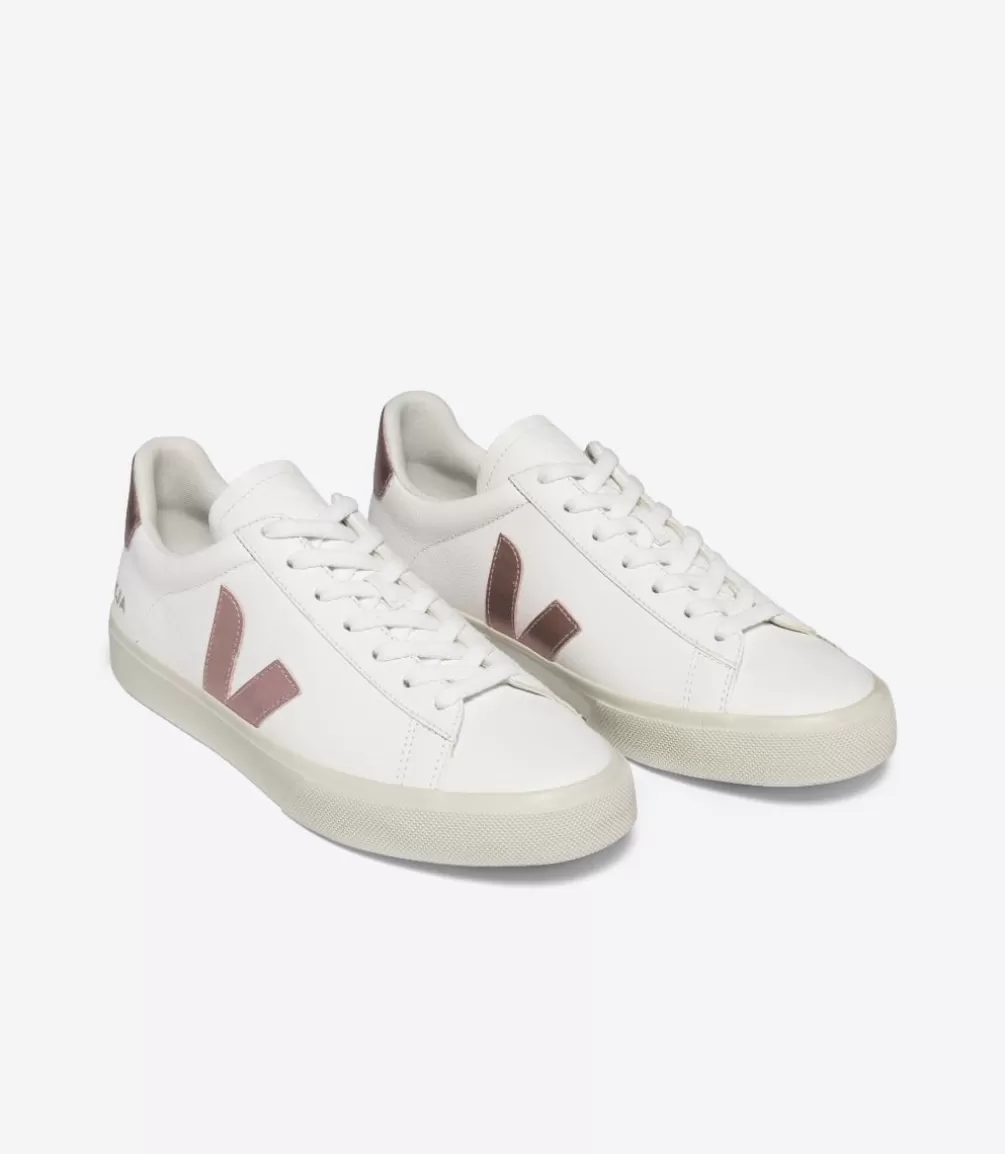 Women VEJA Campo<CAMPO LEATHER WHITE NACRE