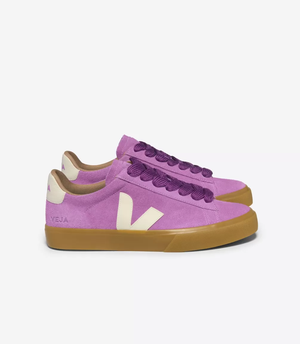 Women VEJA Campo<CAMPO BOLD SUEDE MULBERRY PIERRE