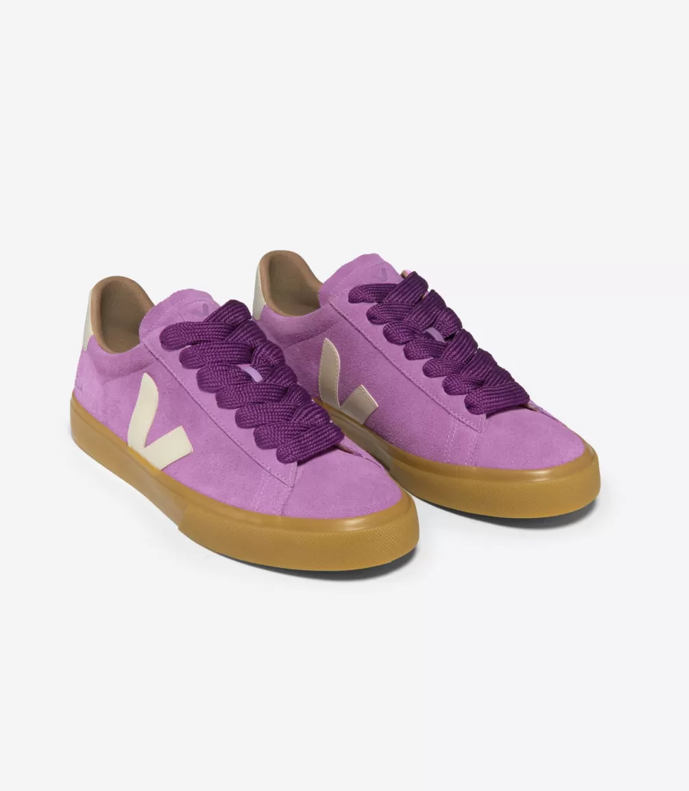 Women VEJA Campo<CAMPO BOLD SUEDE MULBERRY PIERRE