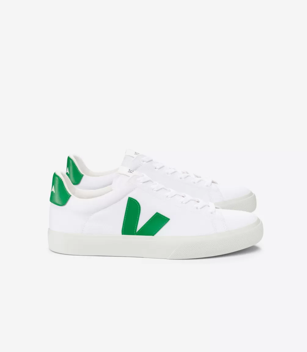 Women VEJA Adults | Vegan<CAMPO CANVAS WHITE EMERAUDE