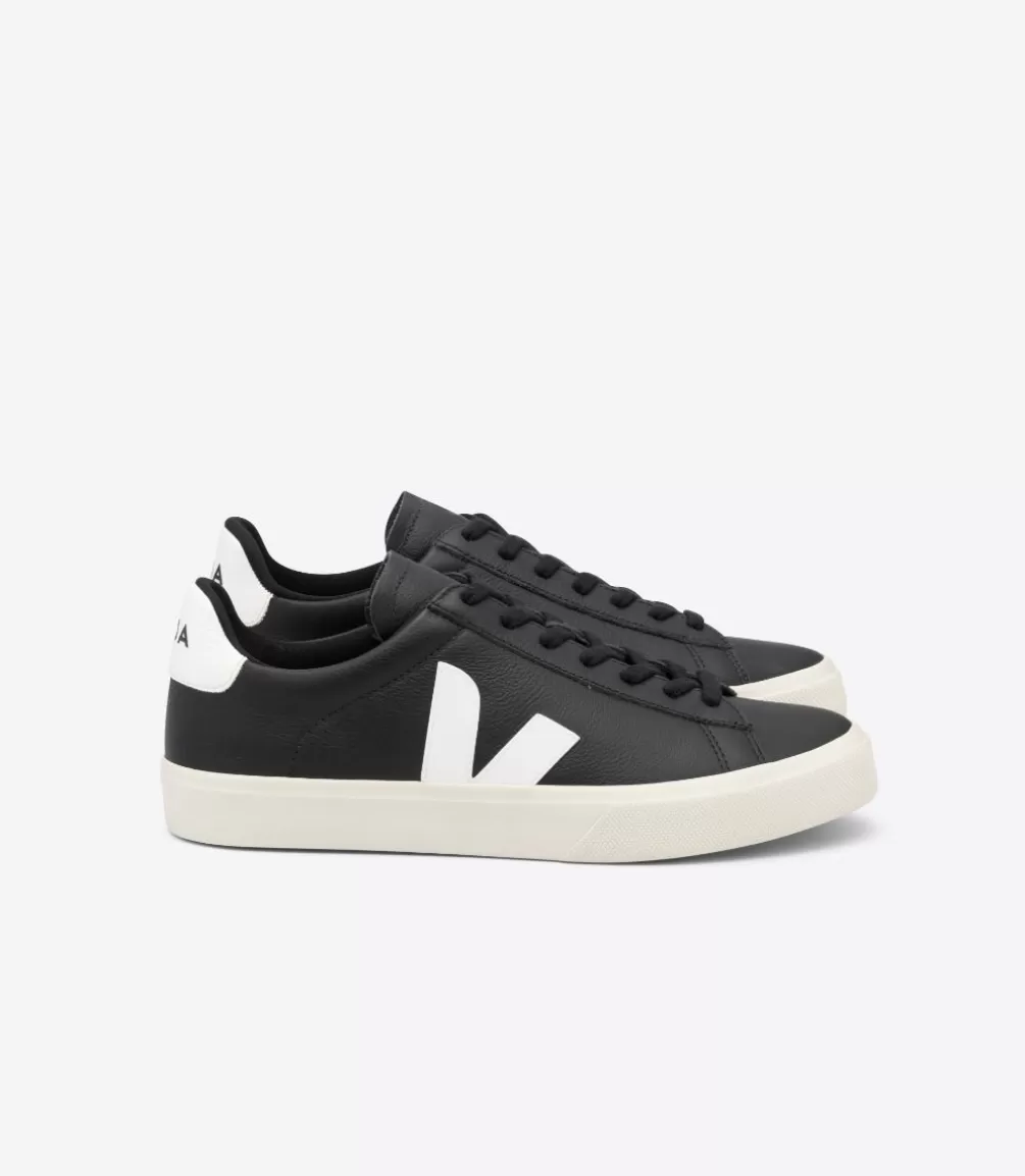 Women VEJA Campo | Campo<CAMPO LEATHER BLACK WHITE