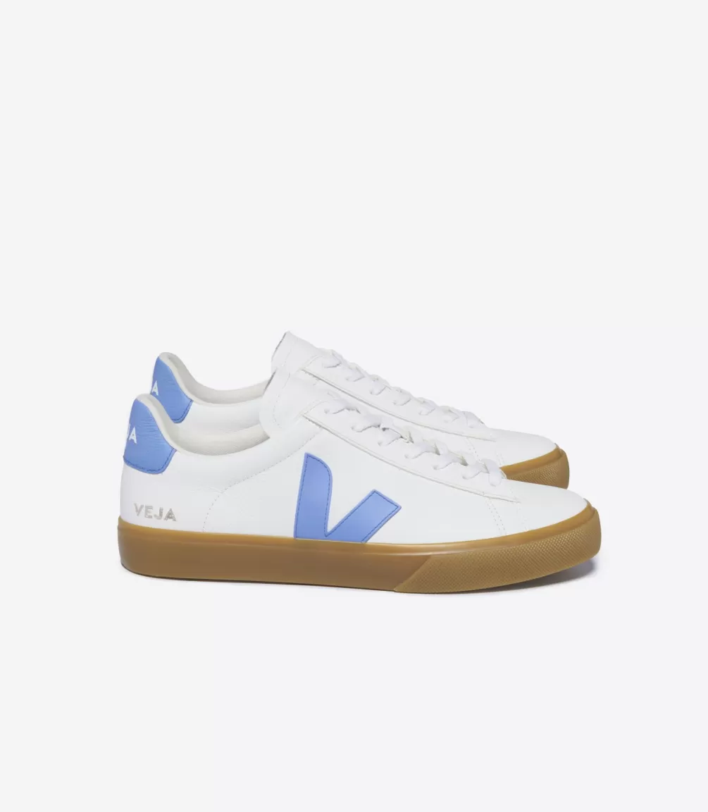 Women VEJA Campo | Campo<CAMPO LEATHER WHITE AQUA NATURAL