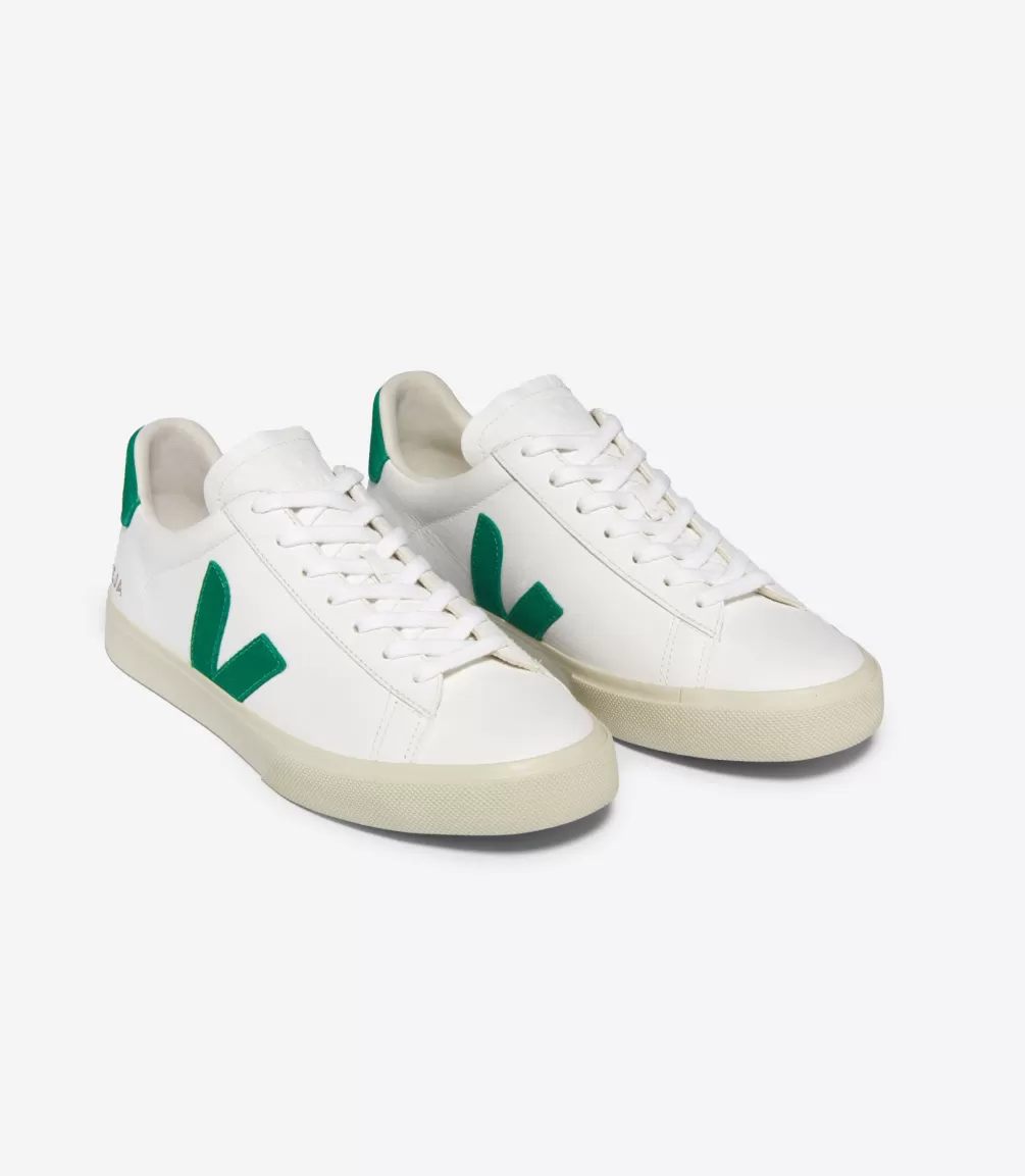 Women VEJA Campo | Campo<CAMPO LEATHER WHITE EMERAUDE