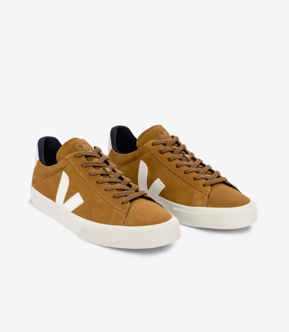 Women VEJA Campo<CAMPO SUEDE CAMEL WHITE