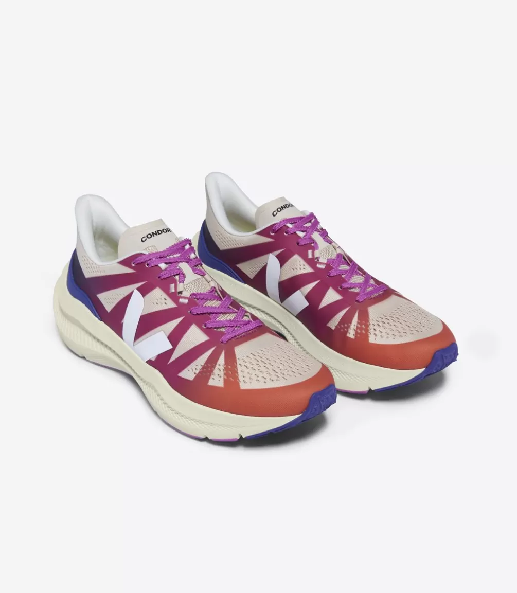 Women VEJA Road Running | Adults<CONDOR 3 ENGINEERED-MESH AREIA WHITE GRADIENT