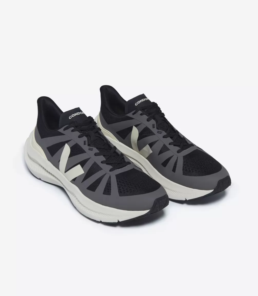 Women VEJA Road Running | Adults<CONDOR 3 ENGINEERED-MESH BLACK CALCAIRE