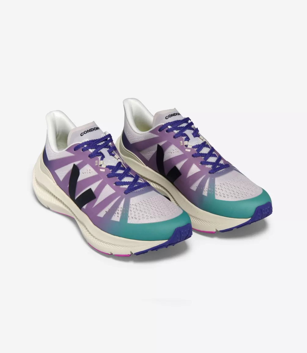 Women VEJA Road Running | Adults<CONDOR 3 ENGINEERED-MESH LIGHT-GREY BLACK GRADIENT