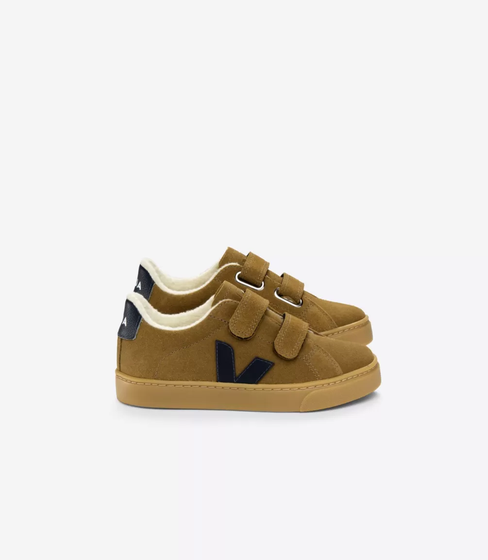 Kids VEJA Esplar<ESPLAR FURED SUEDE CAMEL NAUTICO