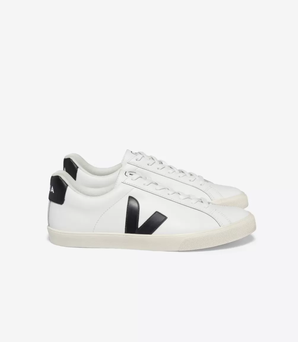 Women VEJA Esplar | Esplar<ESPLAR LEATHER WHITE BLACK