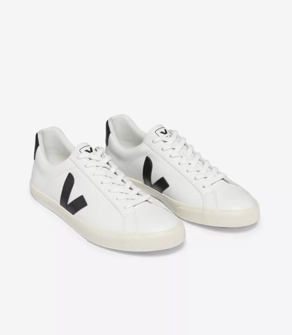 Women VEJA Esplar | Esplar<ESPLAR LEATHER WHITE BLACK