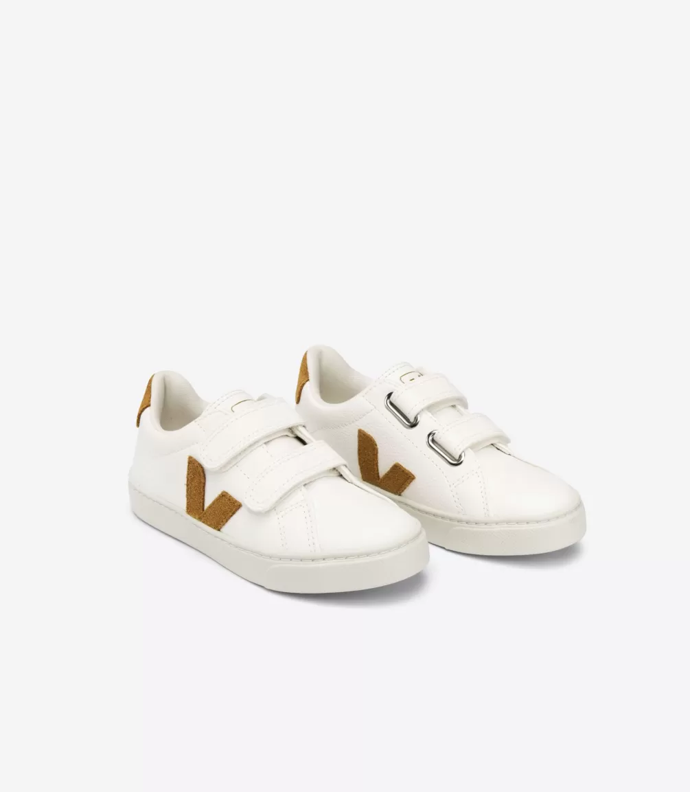 Kids VEJA Esplar<ESPLAR LEATHER WHITE CAMEL