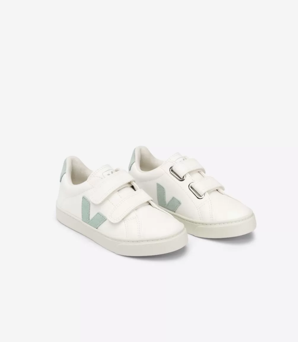 Kids VEJA Esplar<ESPLAR LEATHER WHITE MATCHA