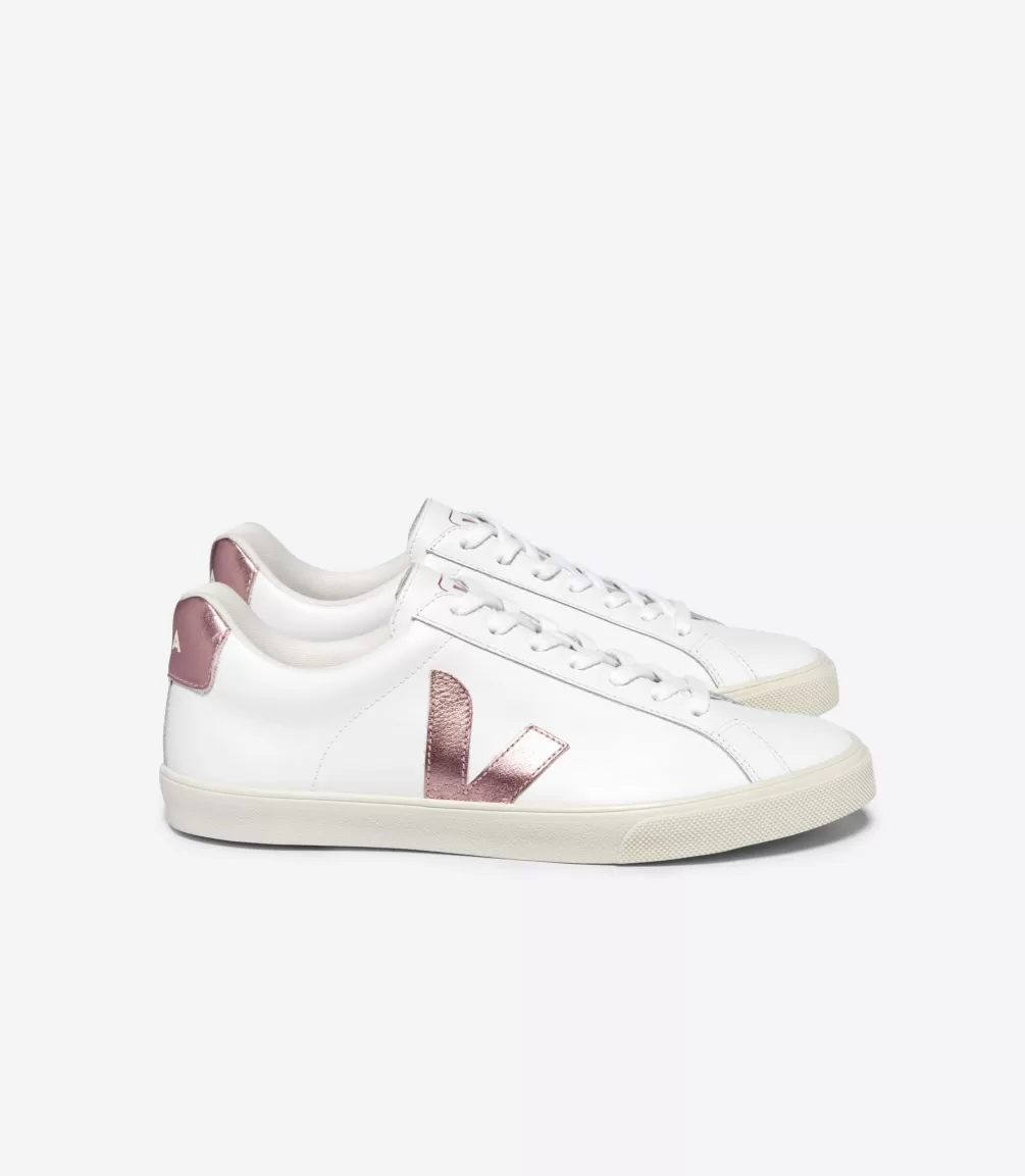 Women VEJA Esplar<ESPLAR LEATHER WHITE NACRE