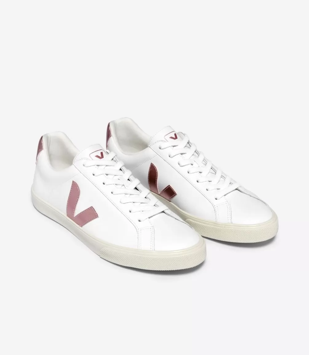 Women VEJA Esplar<ESPLAR LEATHER WHITE NACRE