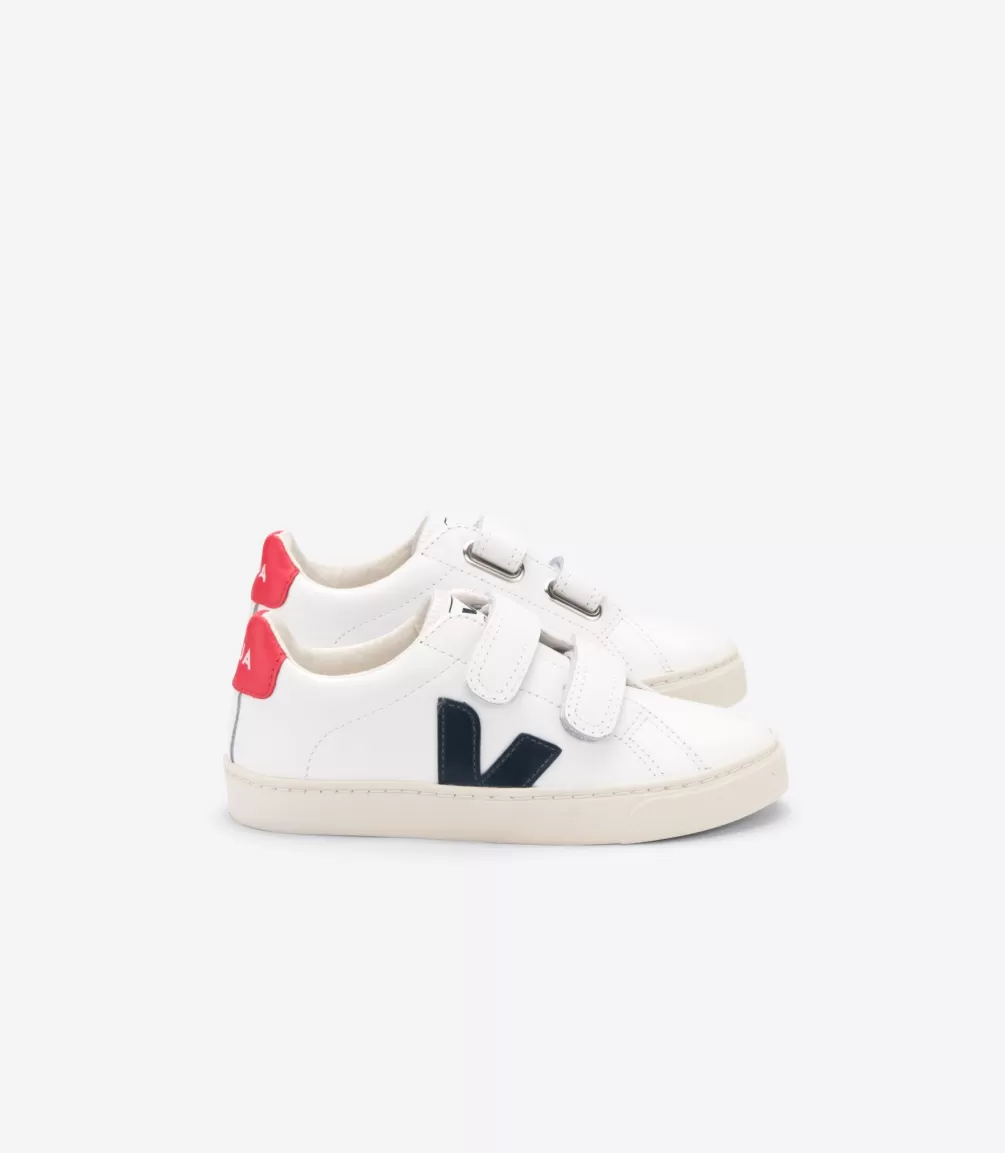 Kids VEJA Kids<ESPLAR LEATHER WHITE NAUTICO PEKIN