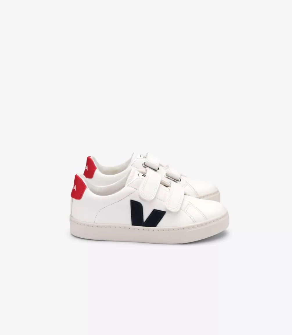 Kids VEJA Esplar<ESPLAR LEATHER WHITE NAUTICO PEKIN