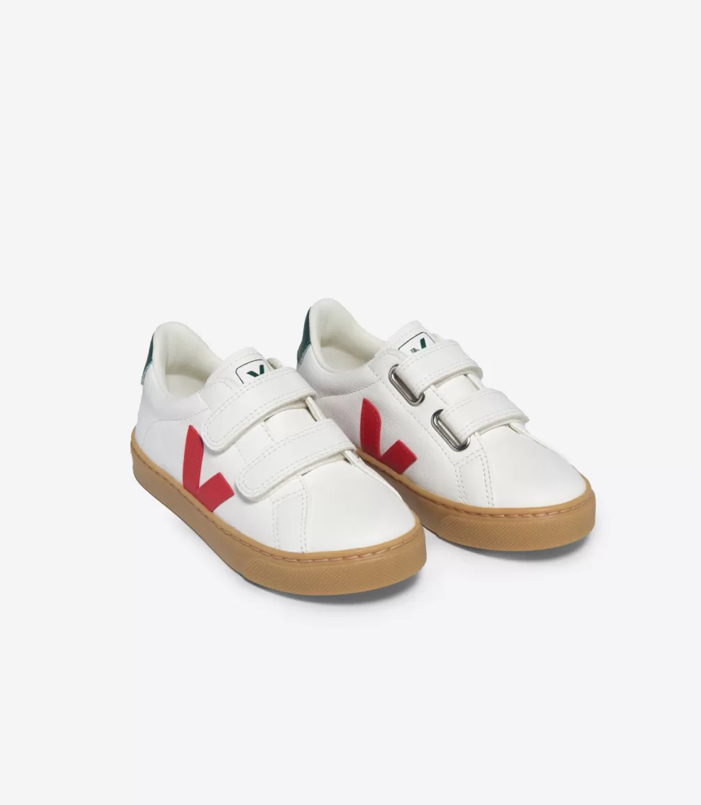 Kids VEJA Esplar<ESPLAR LEATHER WHITE PEKIN POKER