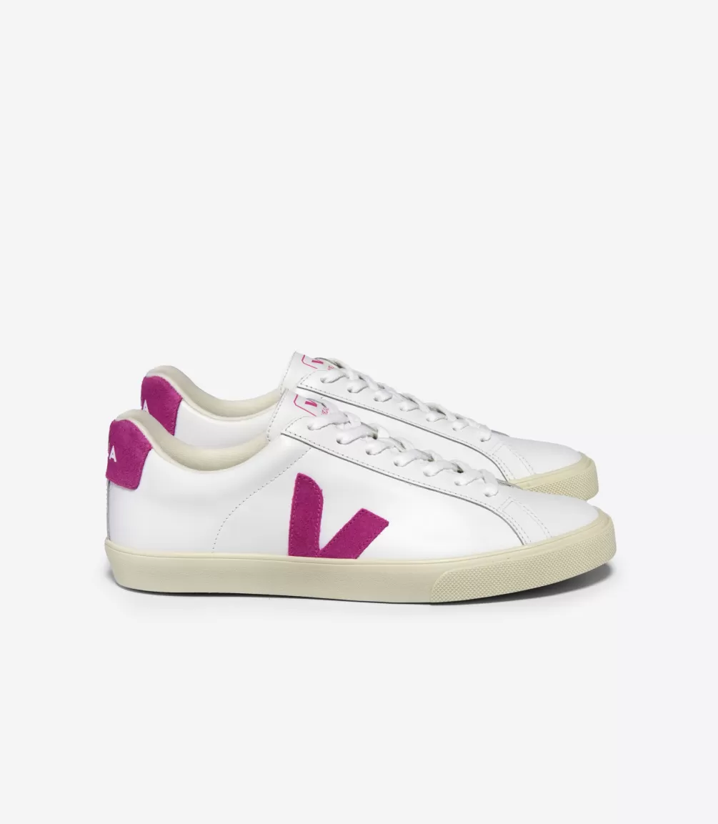 Women VEJA Esplar | Esplar<ESPLAR LEATHER WHITE ULTRAVIOLET