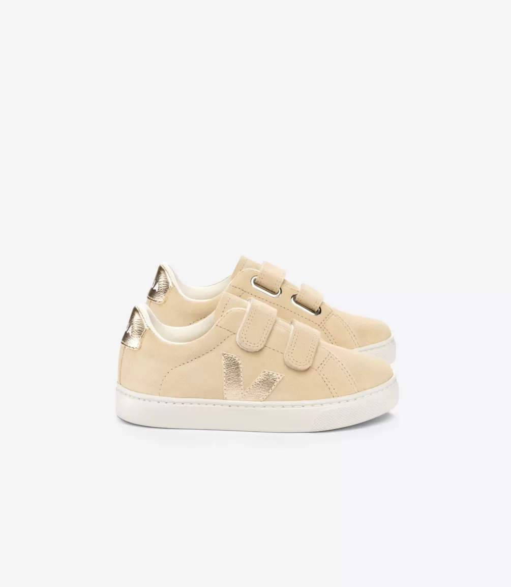 Kids VEJA Kids<ESPLAR SUEDE ALMOND PLATINE