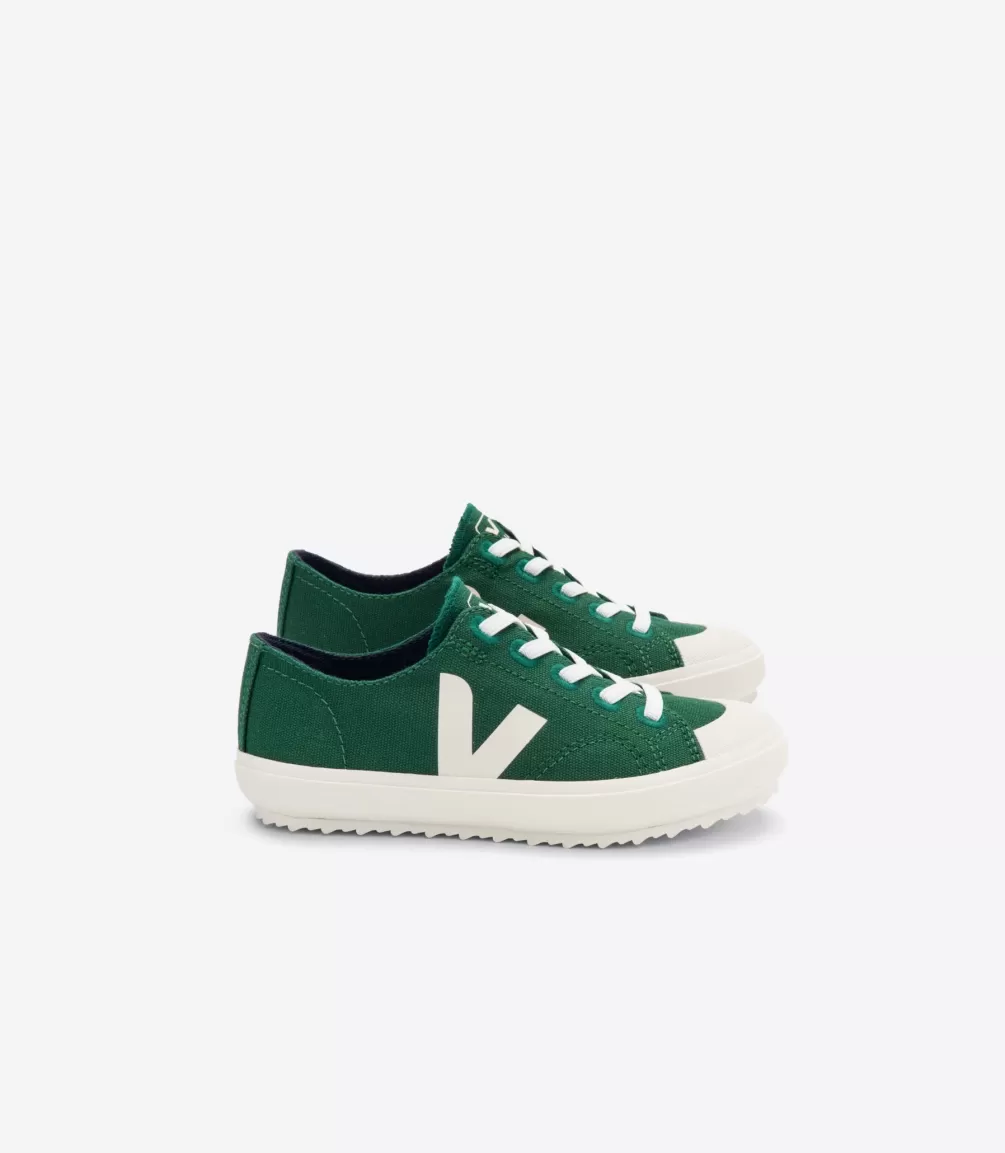 Kids VEJA Kids<FLIP ELASTIC LACES CANVAS POKER PIERRE