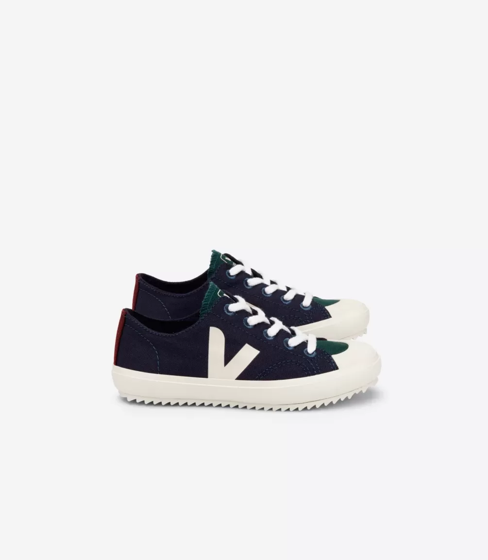 Kids VEJA Kids<FLIP LACES CANVAS MULTICO MARINE