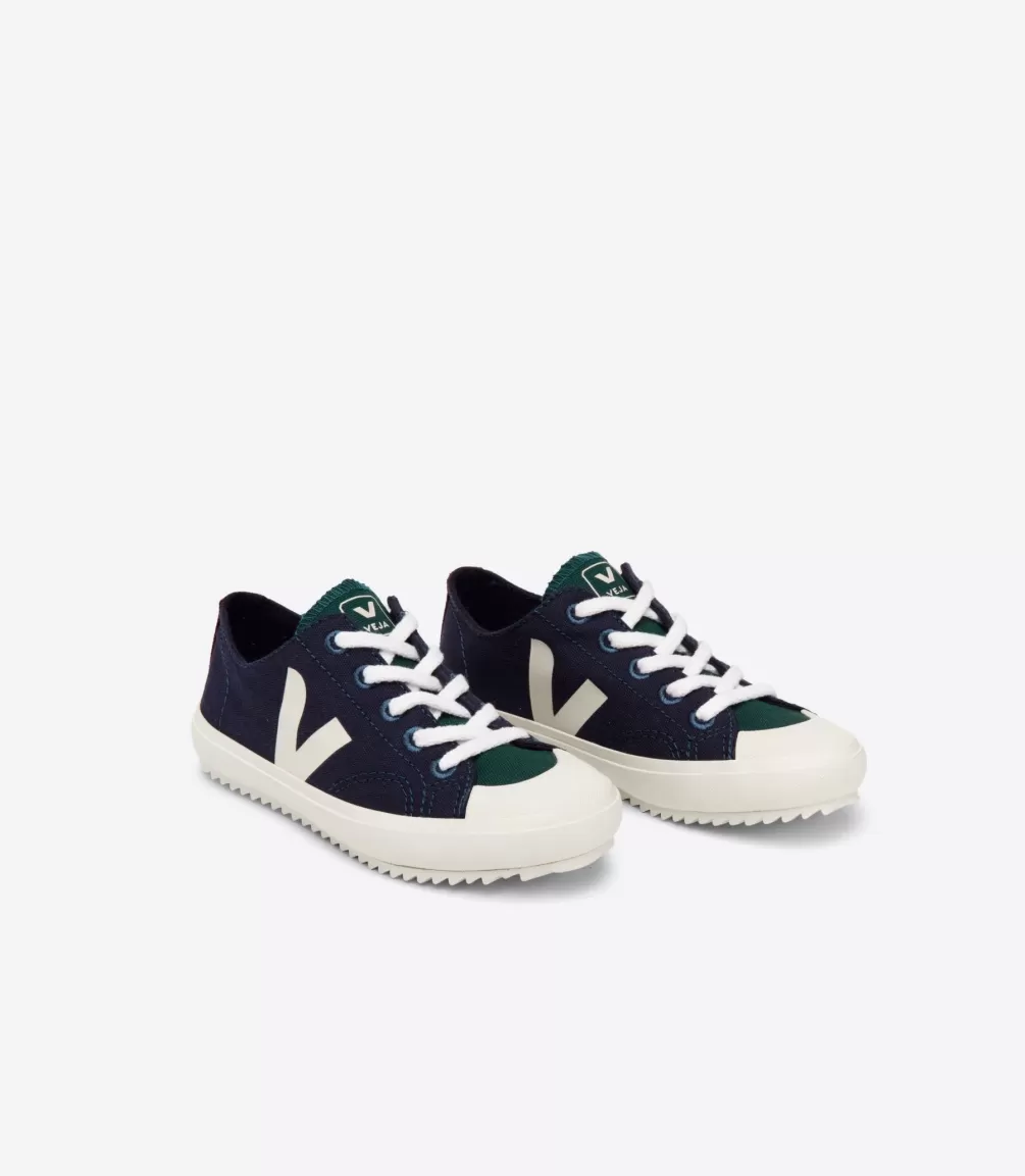 Kids VEJA Kids<FLIP LACES CANVAS MULTICO MARINE