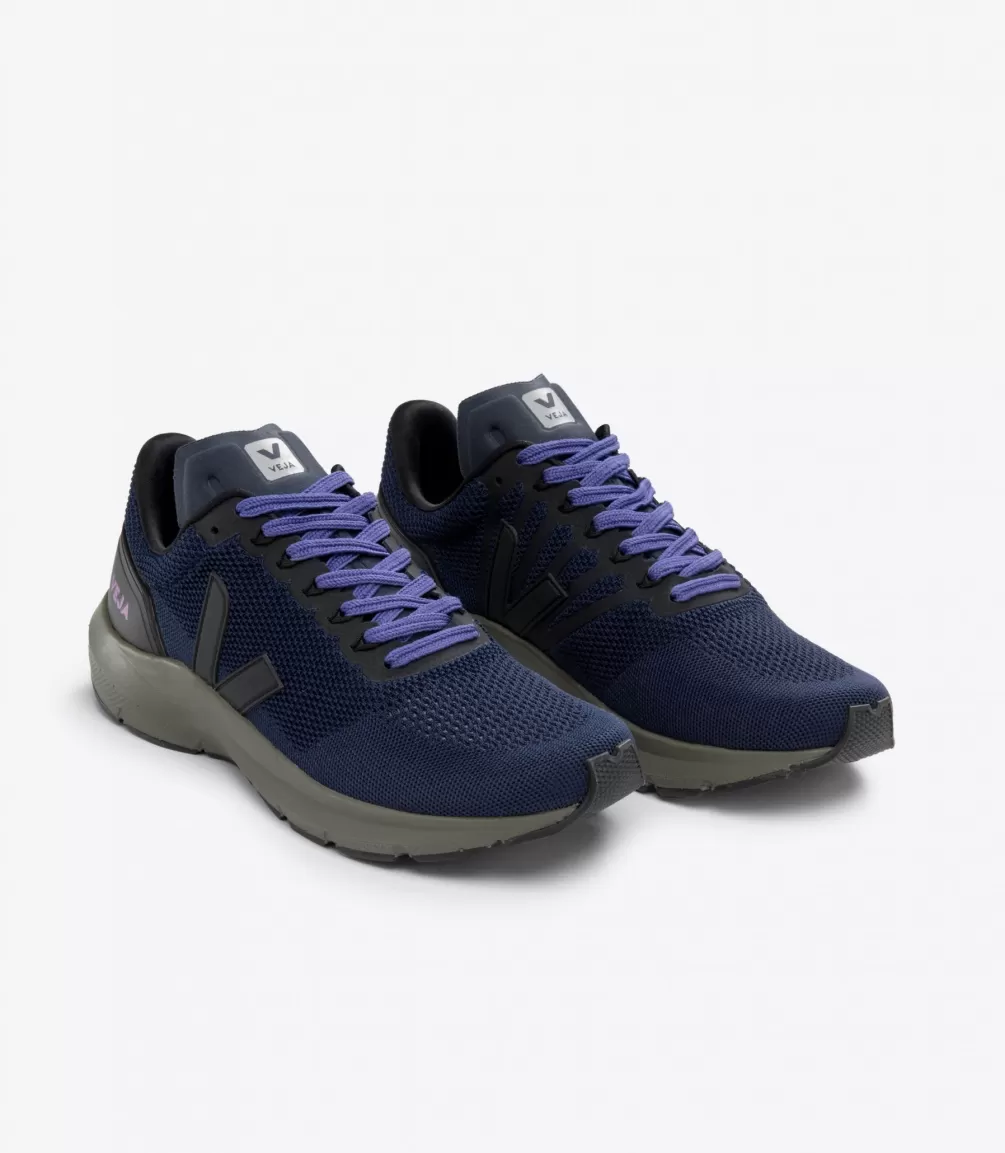 Women VEJA Road Running | Adults<MARLIN V KNIT NIL BLACK KAKI SOLE