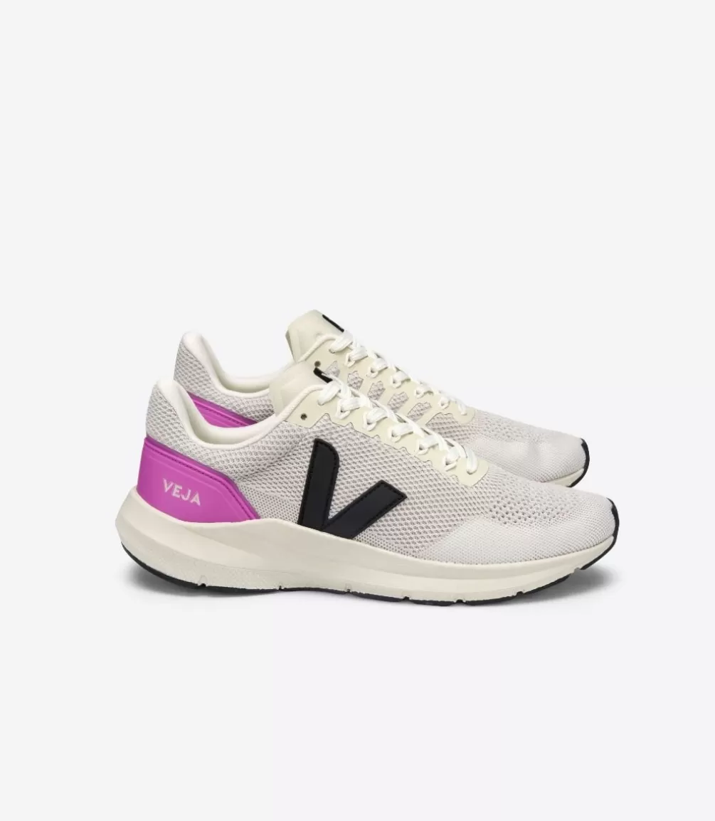 VEJA Adults<MARLIN V-KNIT CHALK BLACK ULTRAVIOLET