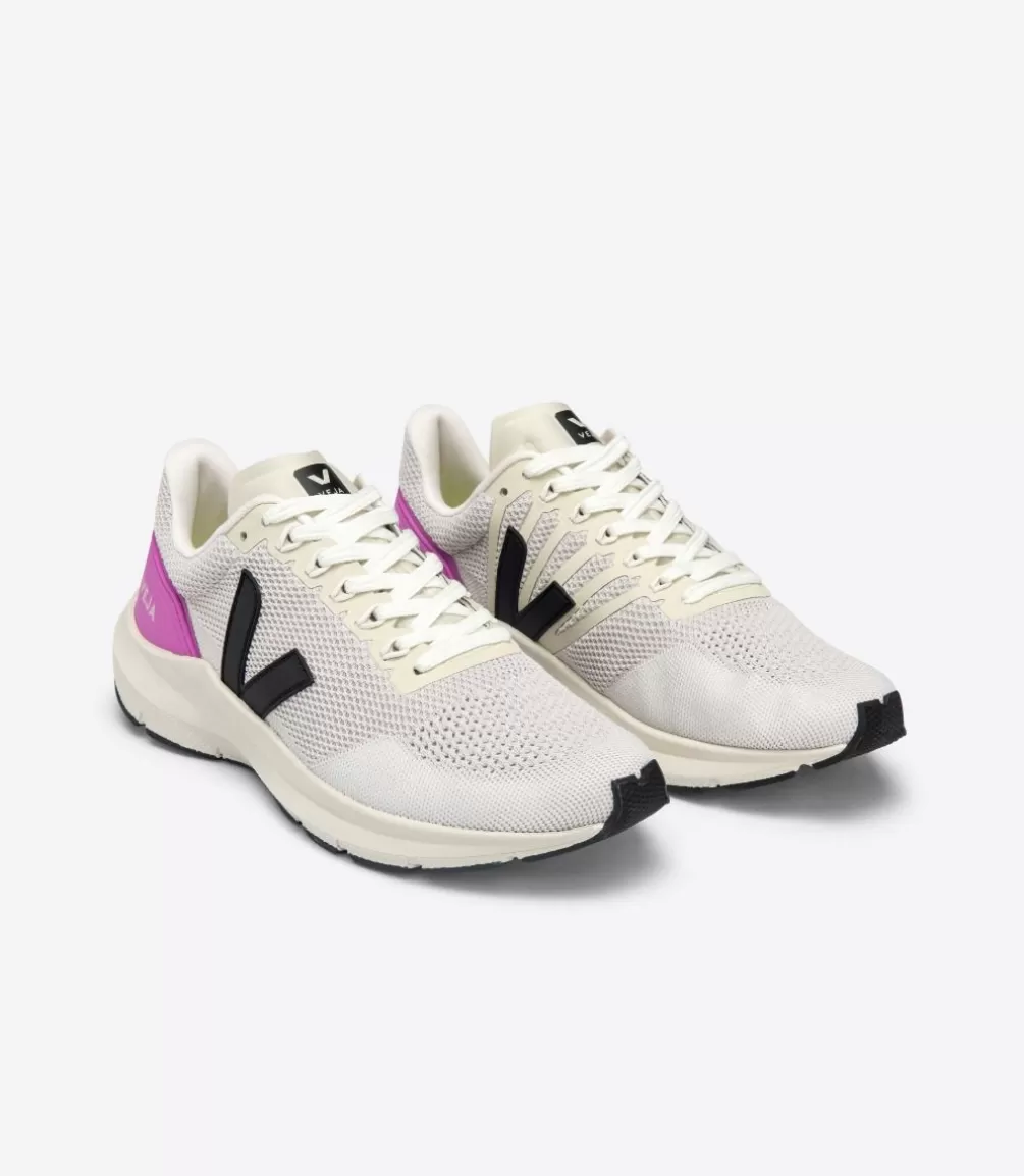 VEJA Adults<MARLIN V-KNIT CHALK BLACK ULTRAVIOLET