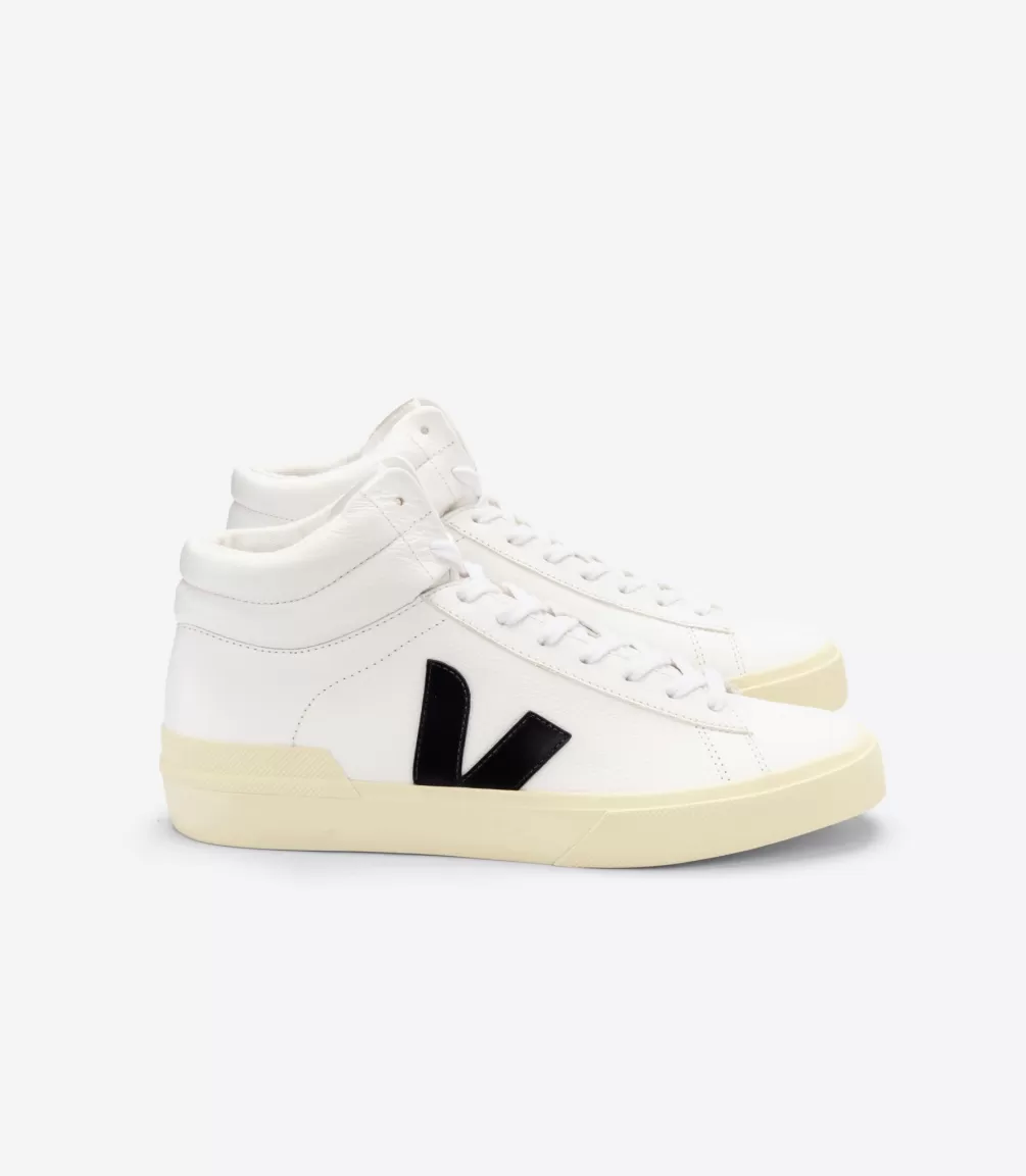 Women VEJA Minotaur | Minotaur<MINOTAUR LEATHER WHITE BLACK BUTTER