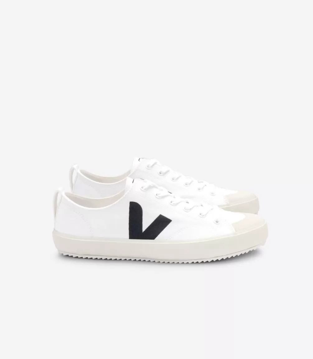 VEJA Adults<NOVA CANVAS WHITE BLACK