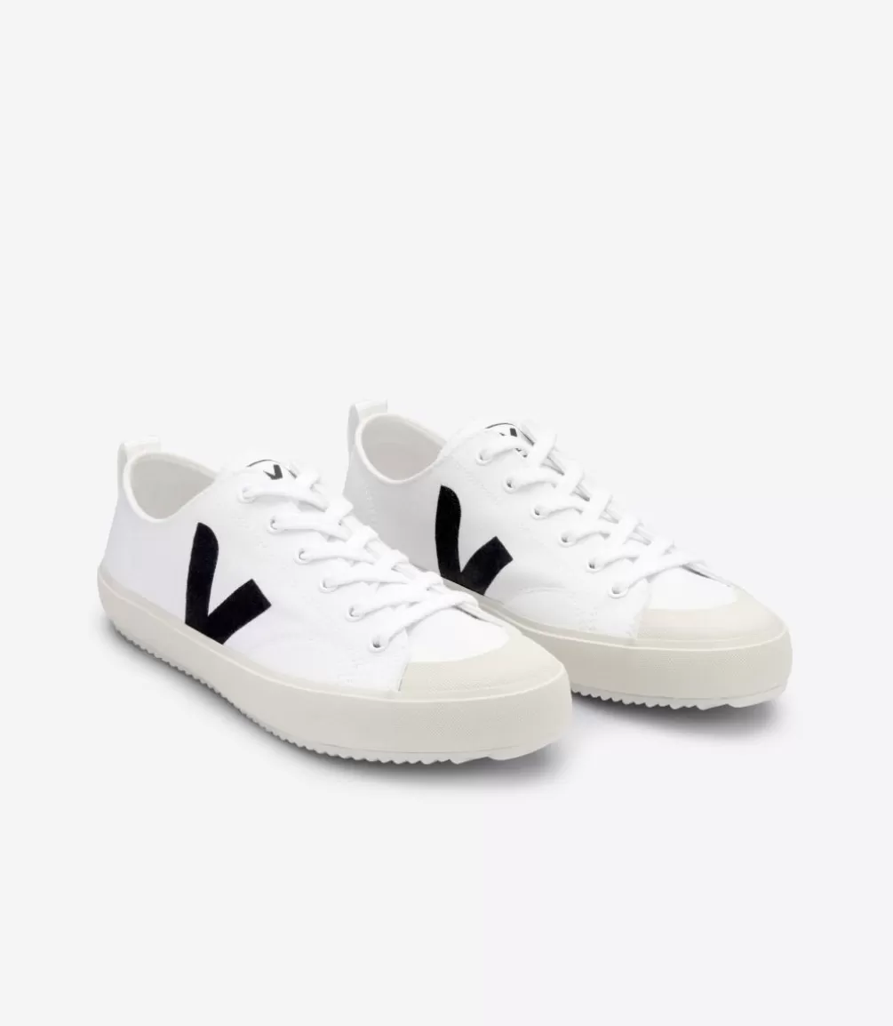 VEJA Adults<NOVA CANVAS WHITE BLACK