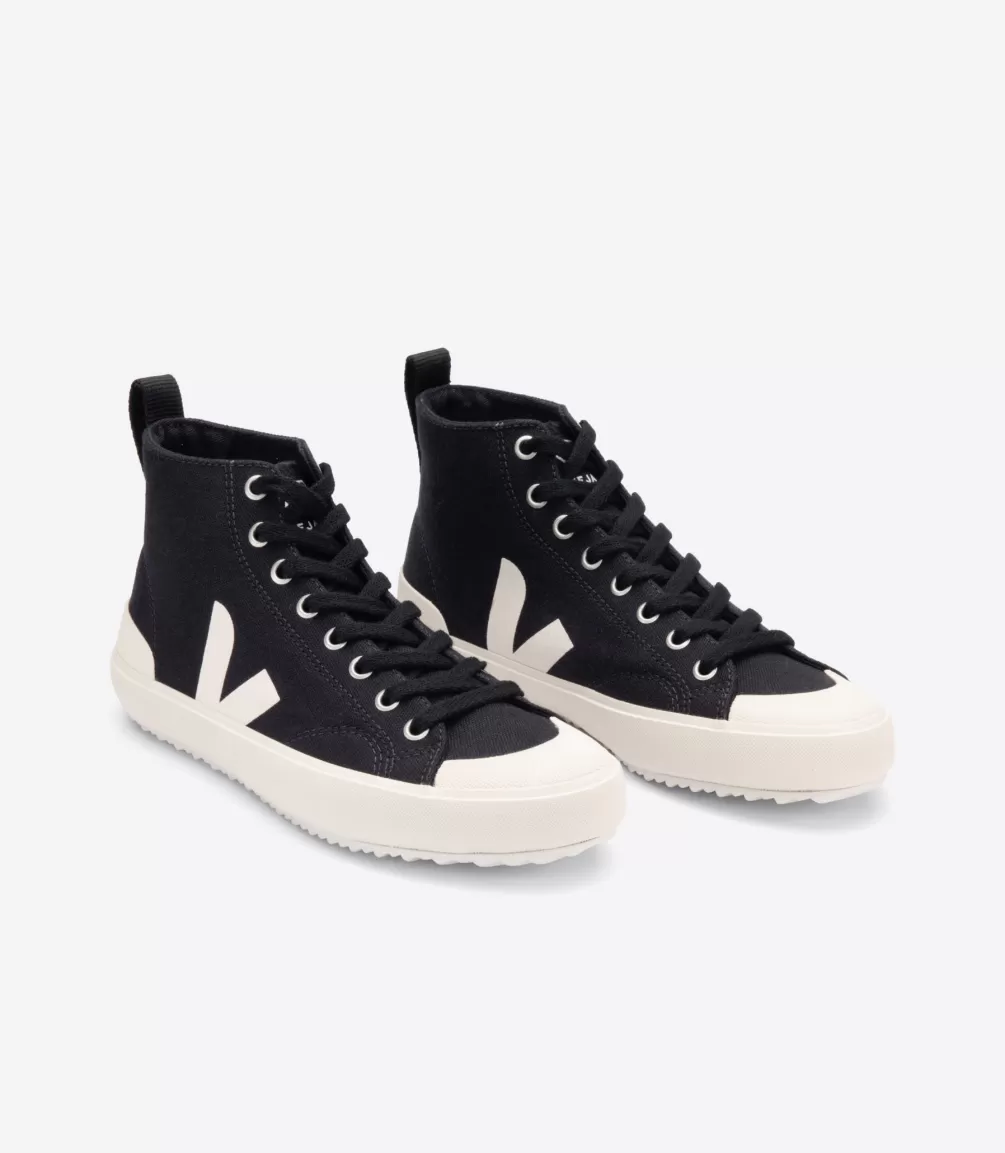 VEJA Adults<NOVA HT CANVAS BLACK PIERRE