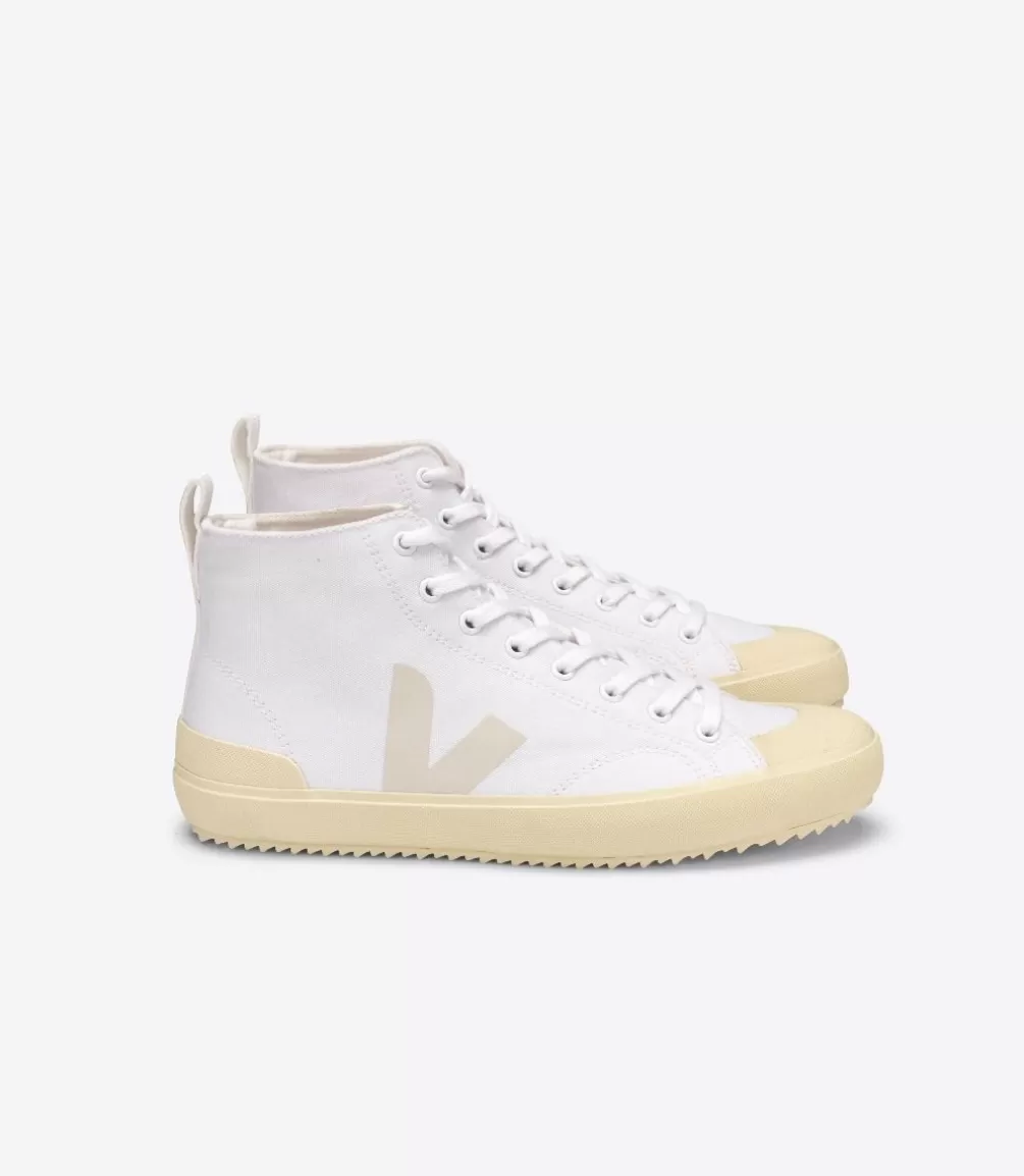 VEJA Adults<NOVA HT CANVAS WHITE BUTTER SOLE