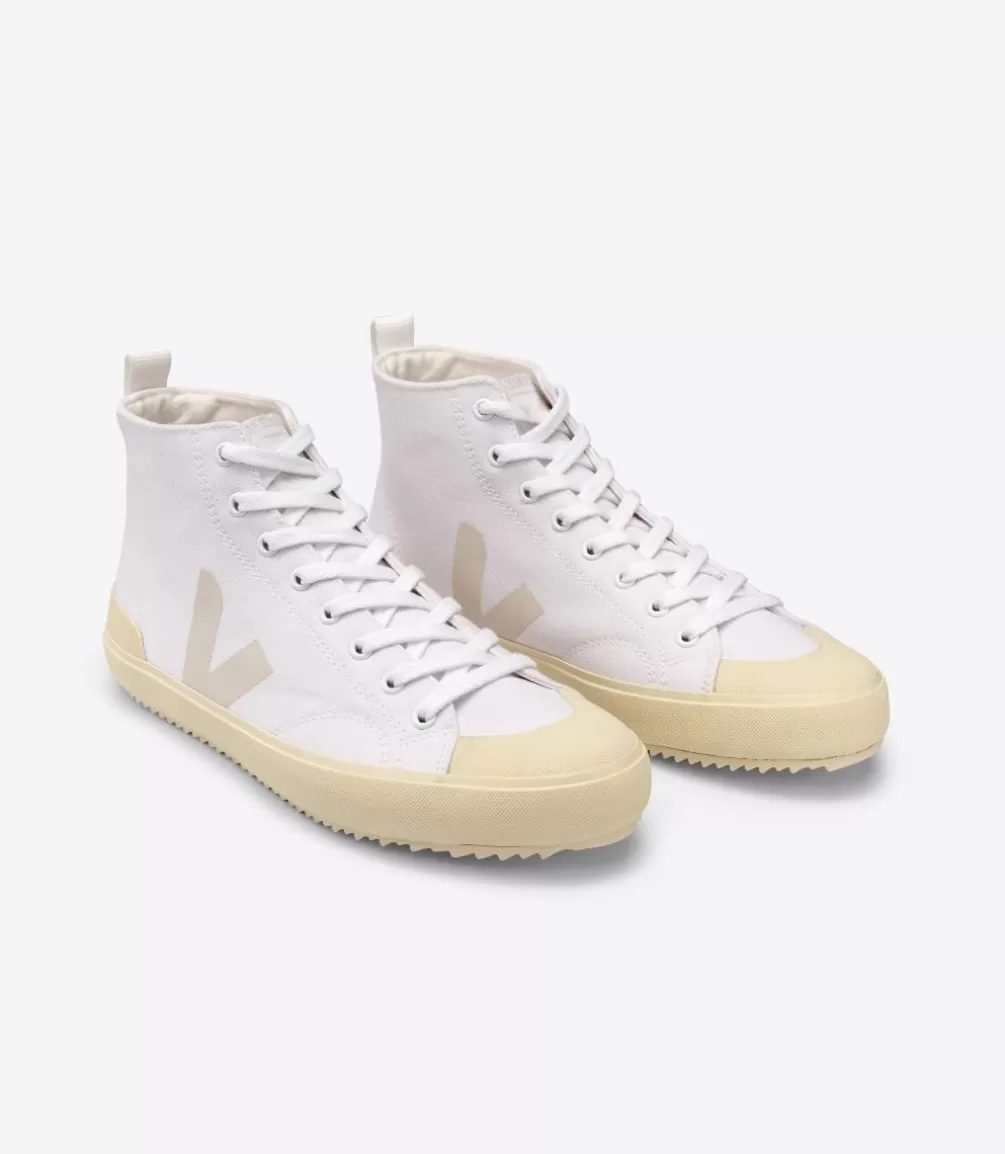 VEJA Adults<NOVA HT CANVAS WHITE BUTTER SOLE