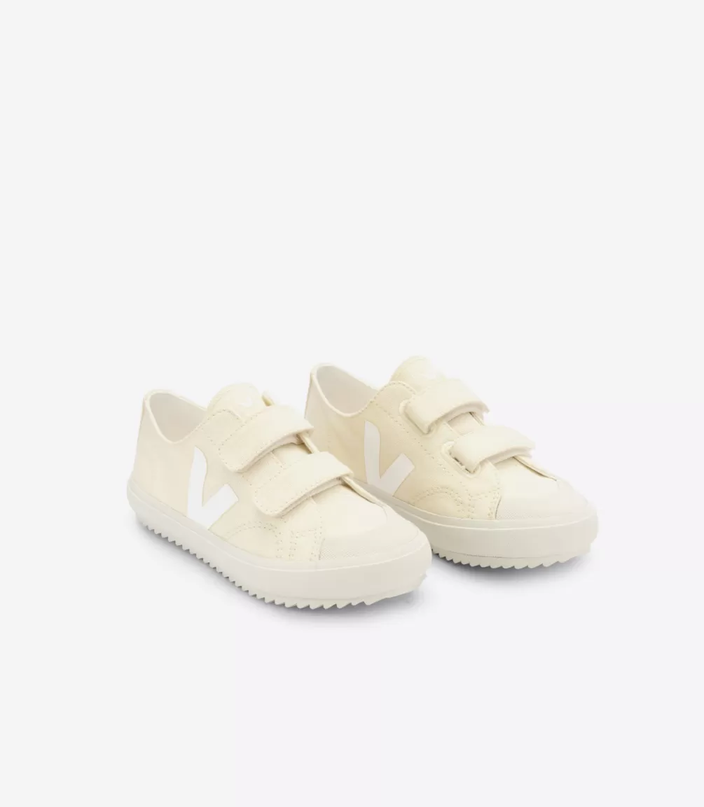 Kids VEJA Kids<OLLIE CANVAS BUTTER WHITE