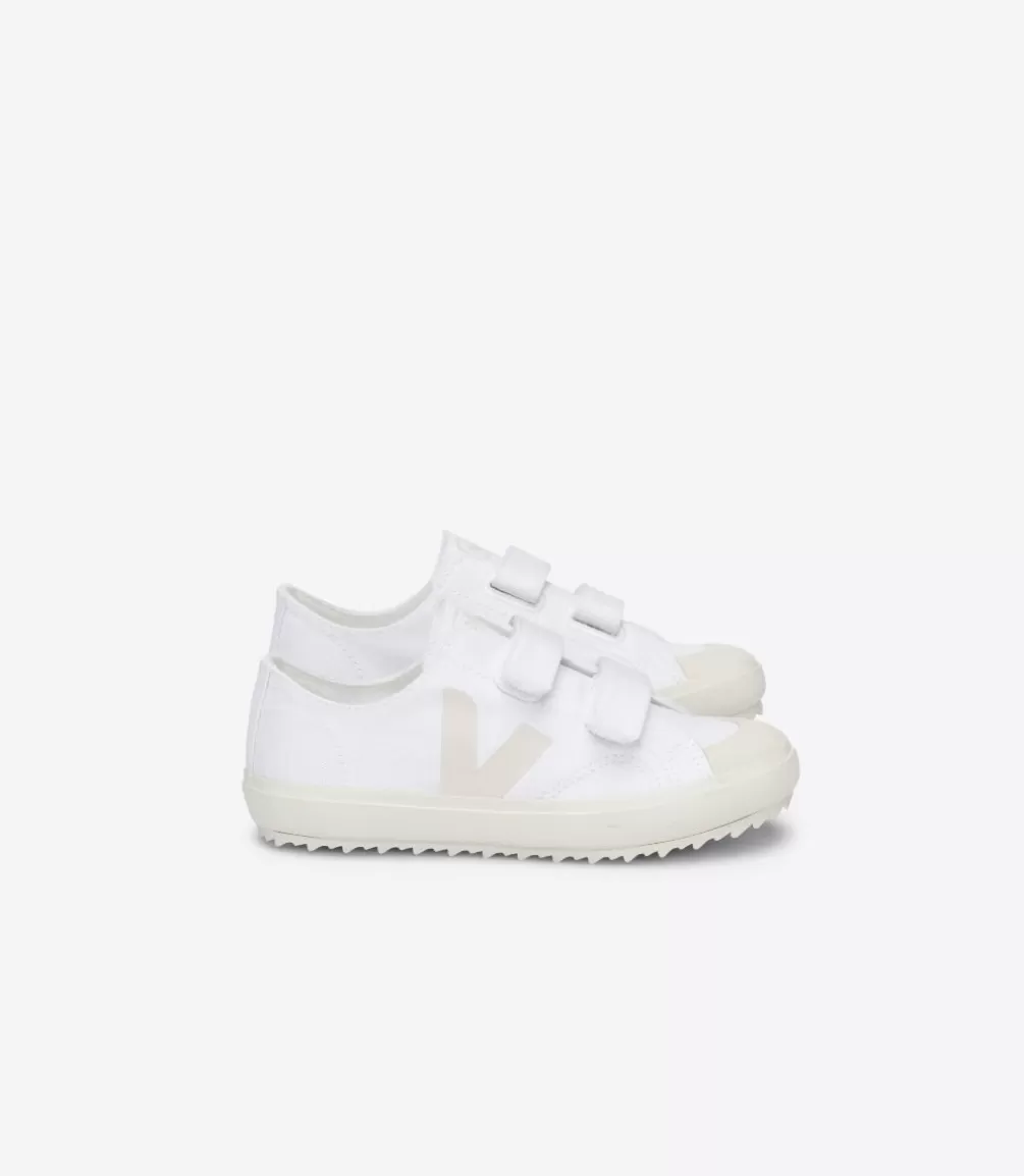 Kids VEJA Kids | Vegan<OLLIE CANVAS WHITE PIERRE