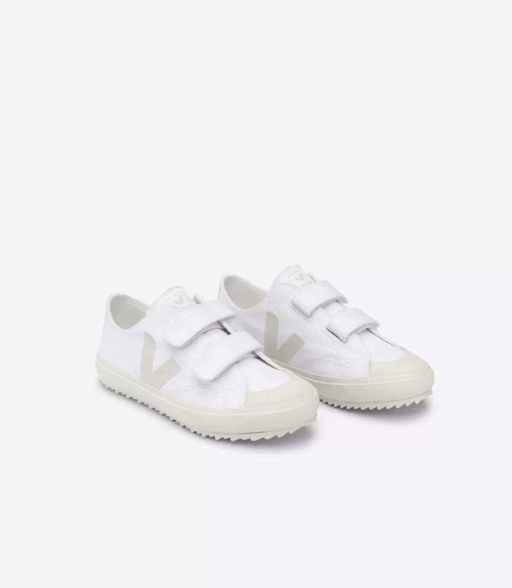 Kids VEJA Kids | Vegan<OLLIE CANVAS WHITE PIERRE