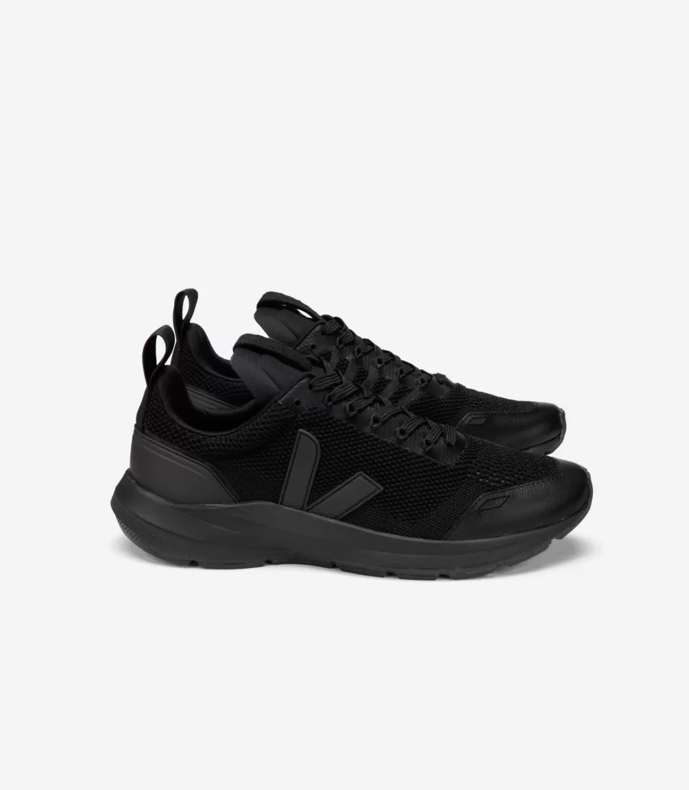 VEJA Adults<PERFORMANCE RUNNER V-KNIT X RICK OWENS BLACK