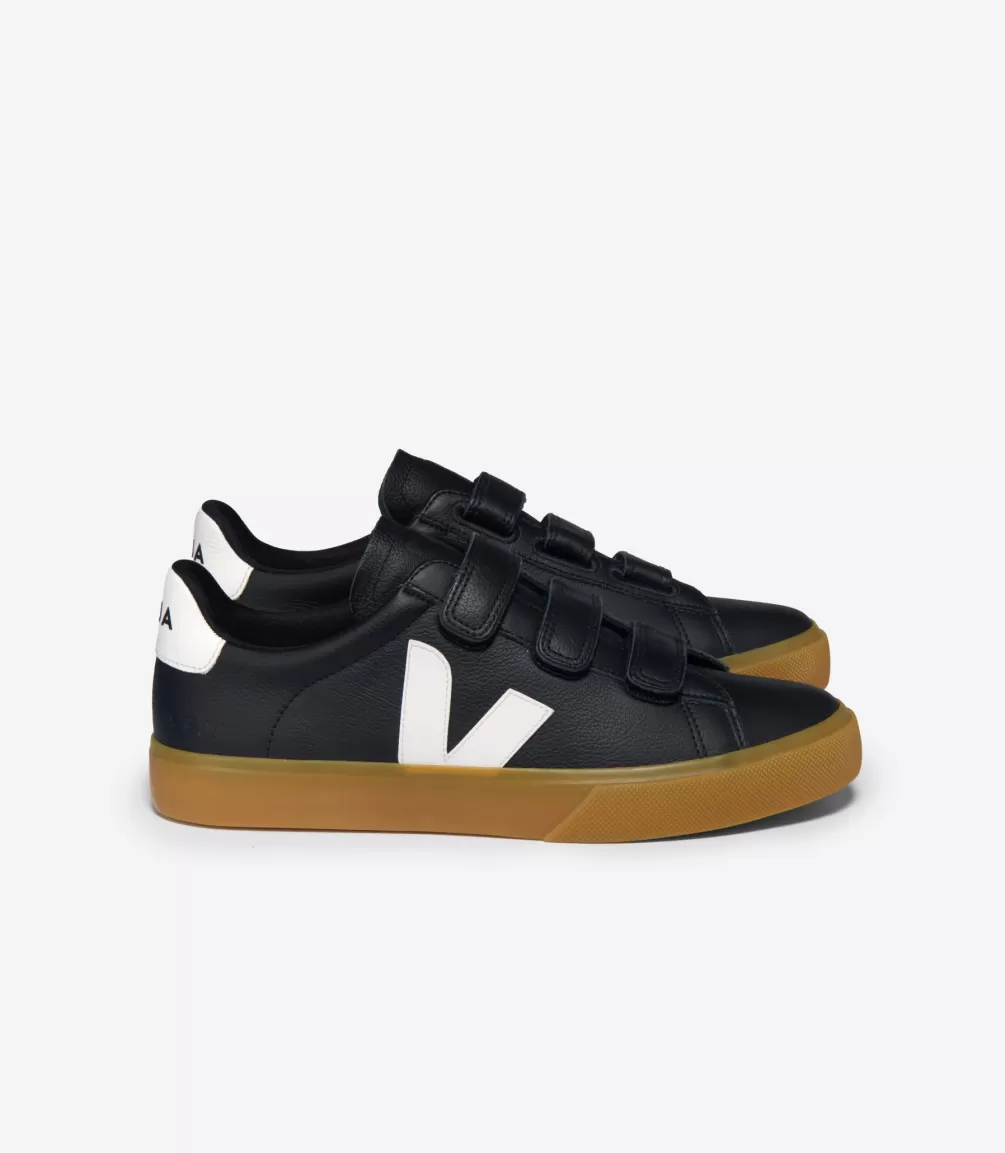 Women VEJA Recife | Recife<RECIFE LEATHER BLACK WHITE