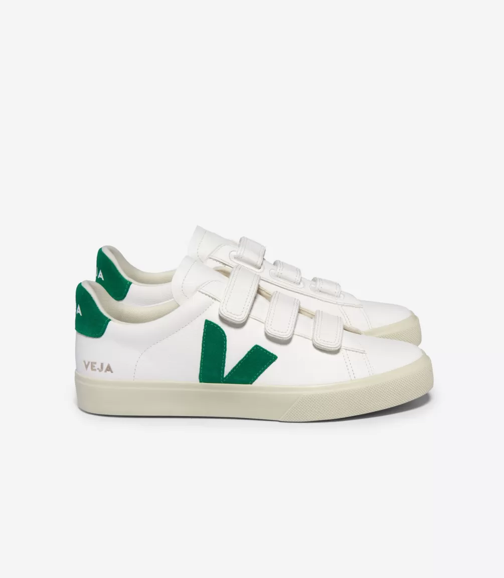 Women VEJA Recife | Recife<RECIFE LEATHER WHITE EMERAUDE