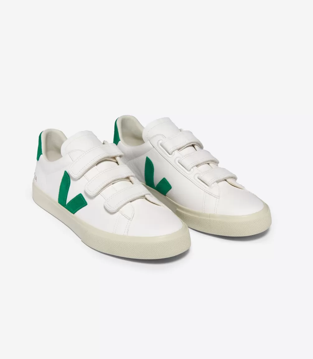 Women VEJA Recife | Recife<RECIFE LEATHER WHITE EMERAUDE