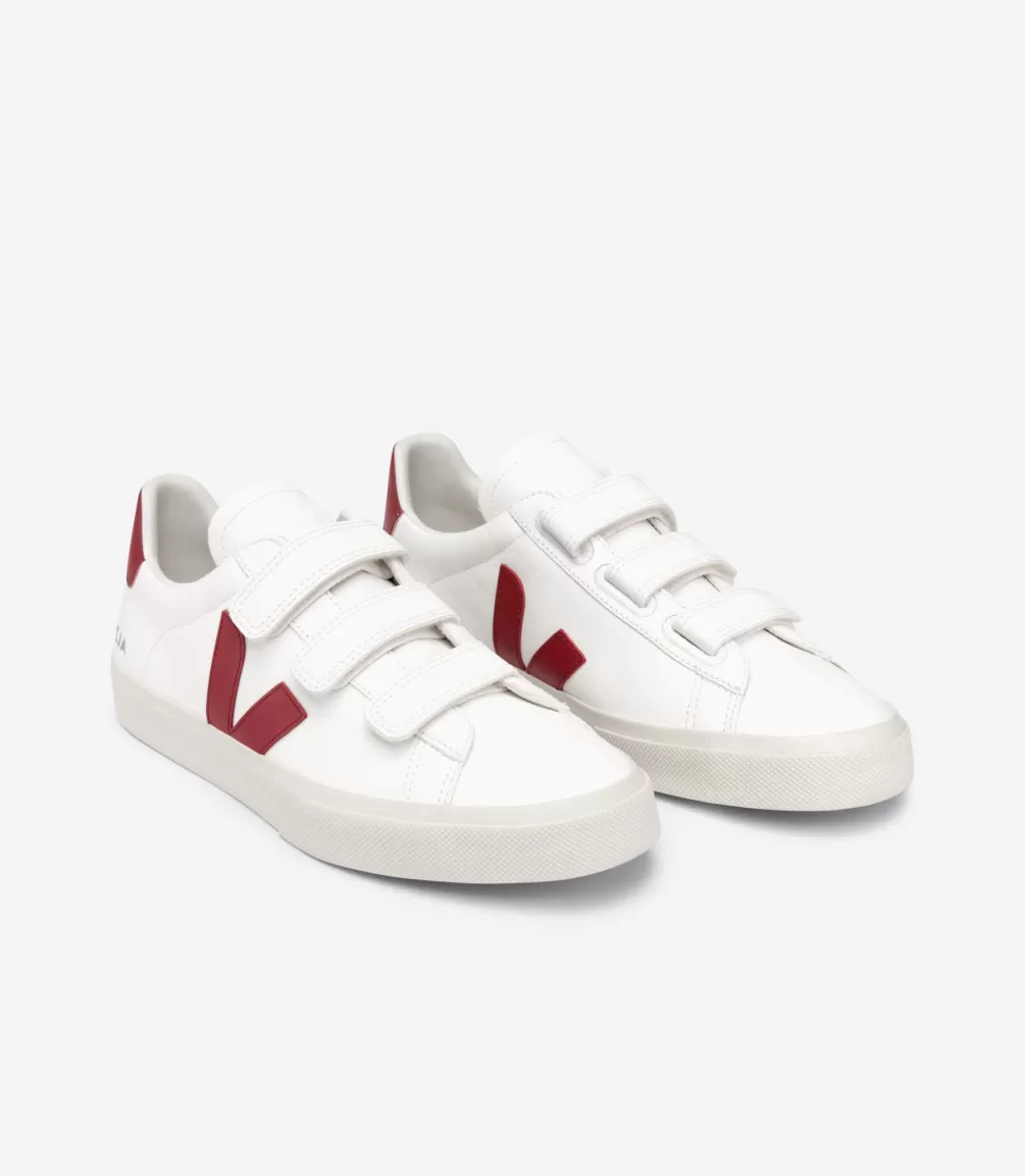 Women VEJA Recife | Recife<RECIFE LEATHER WHITE MARSALA