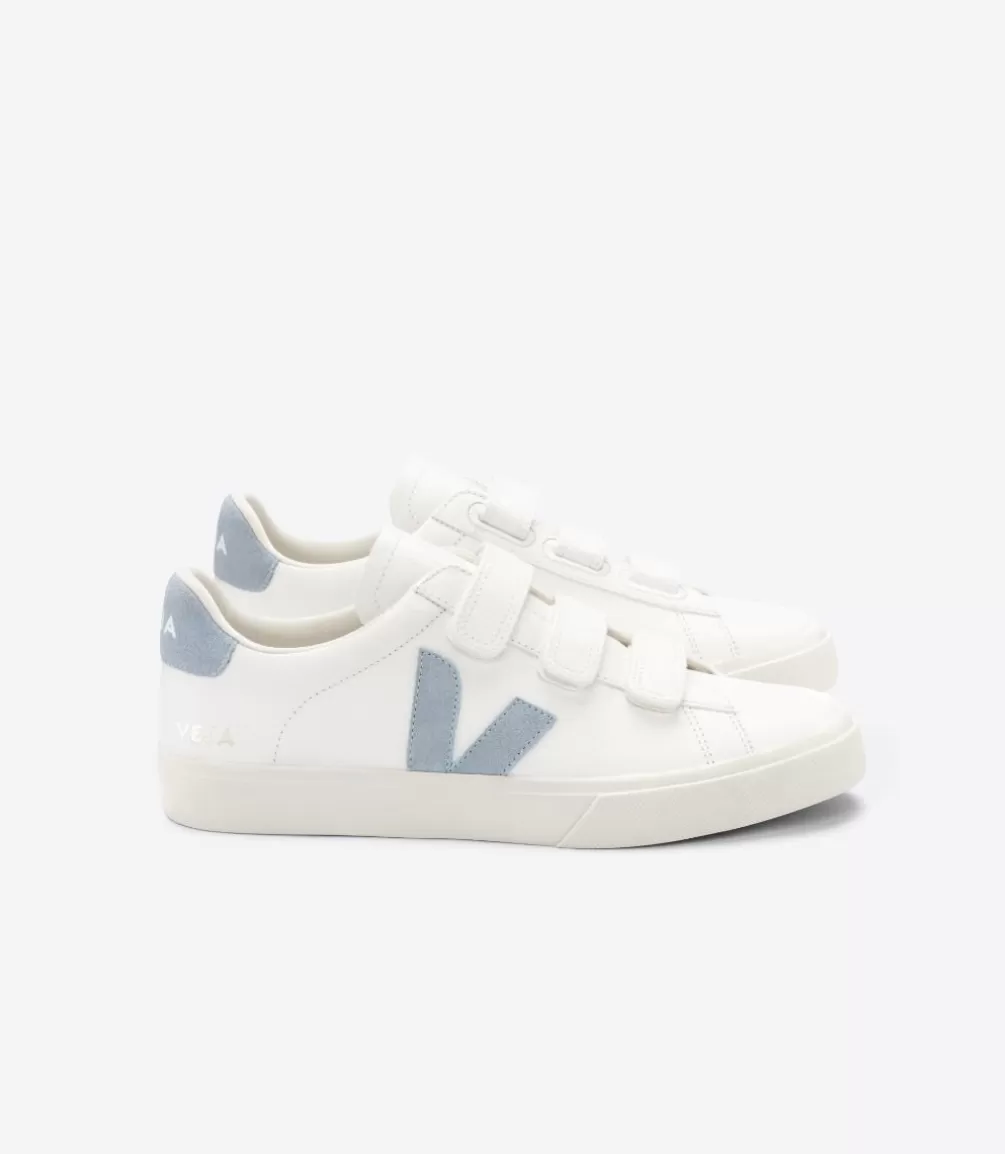 Women VEJA Recife | Recife<RECIFE LEATHER WHITE STEEL