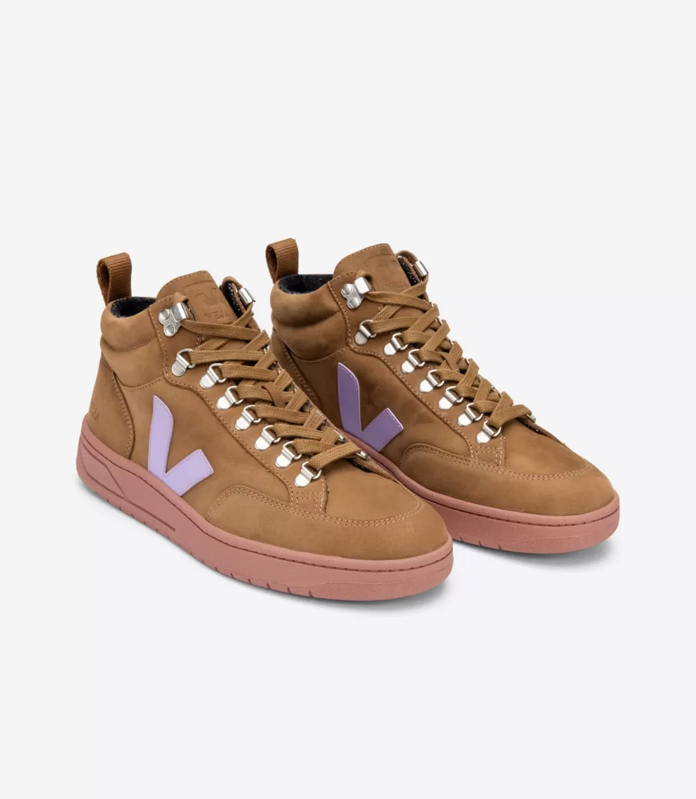 VEJA Adults<RORAIMA NUBUCK BROWN LAVANDE